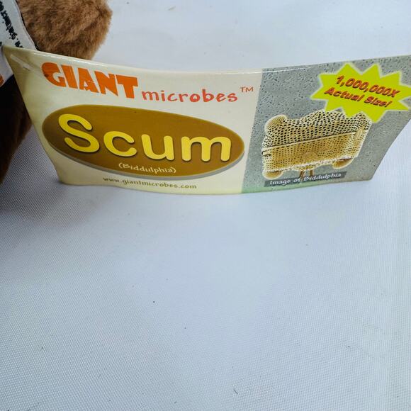 Giantmicrobes Original Scum (Biddulphia) Plush Educational Toy NWT - Picture 4 of 7